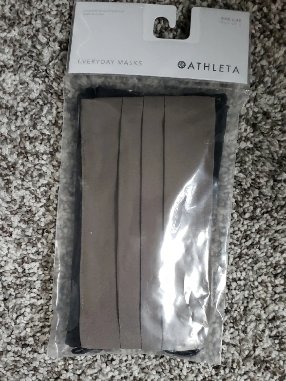 Athleta Face Masks Neutral Colors